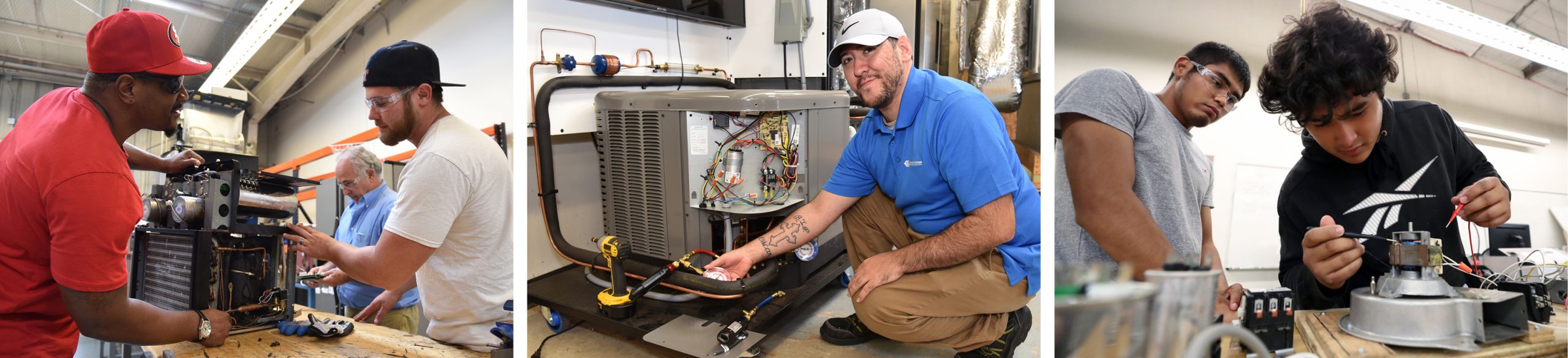 2021 Web Header_HVAC Galveston College HVAC Program Photos